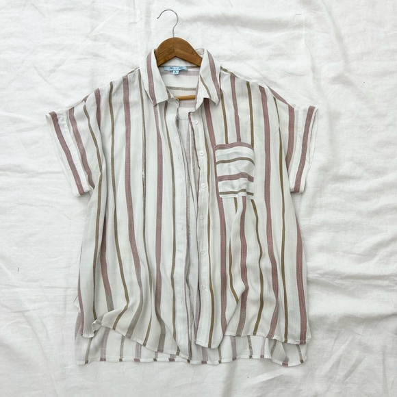 She + Sky Perfect Beach Button Down Shirt - Picture 2 of 8